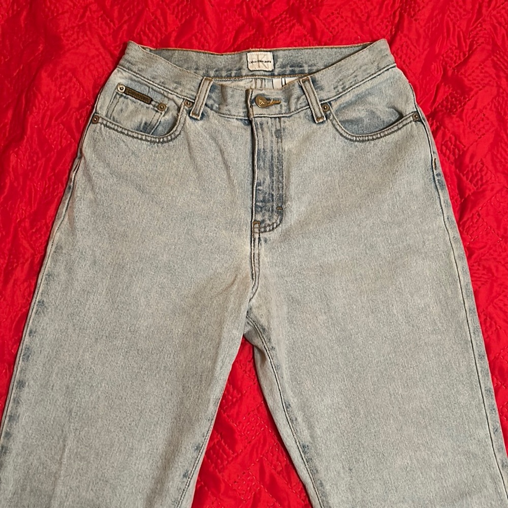 Calvin Klein Jeans, color light blue, size 10, classic fit Jean
